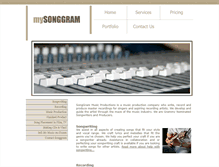 Tablet Screenshot of mysonggram.com